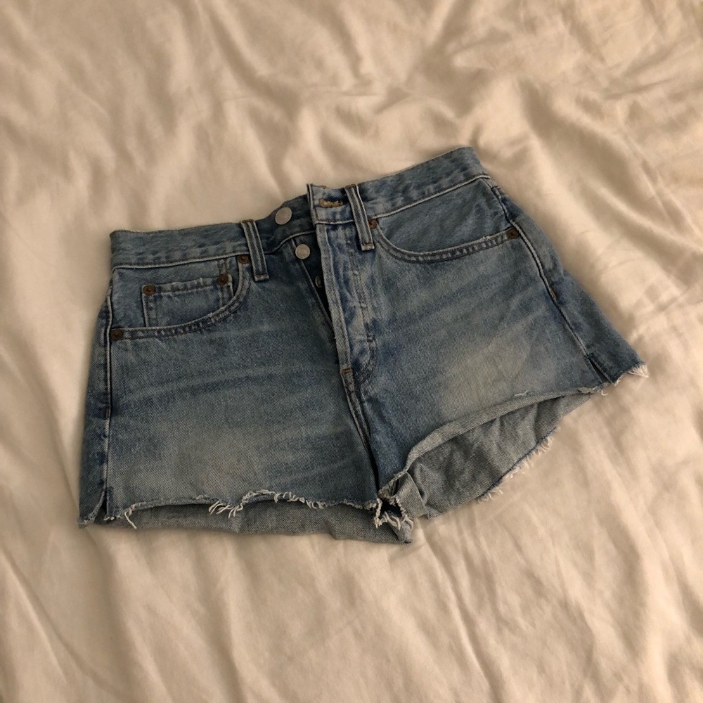 Re/Done Jean Shorts